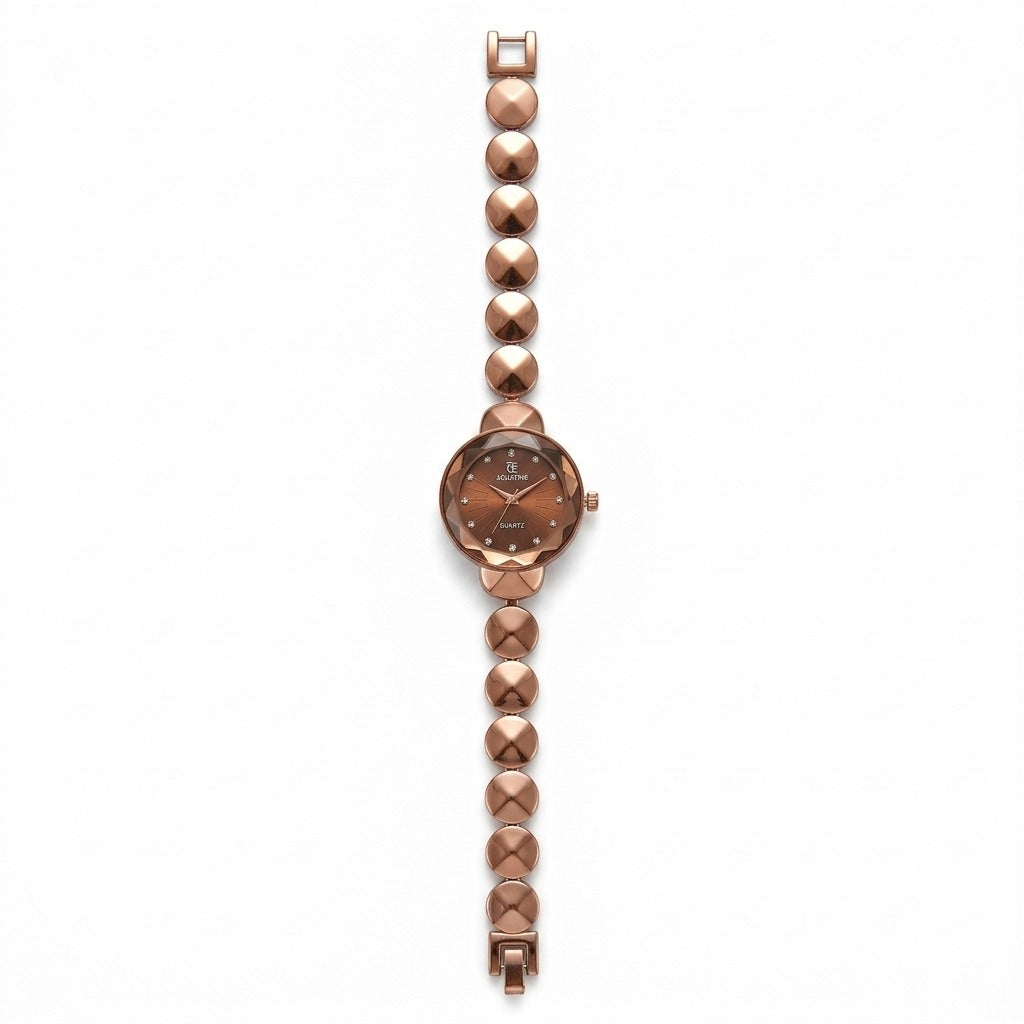 Women's Elegant Quartz Wristwatch – Stylish Metal Bracelet Watch, Multiple Colors