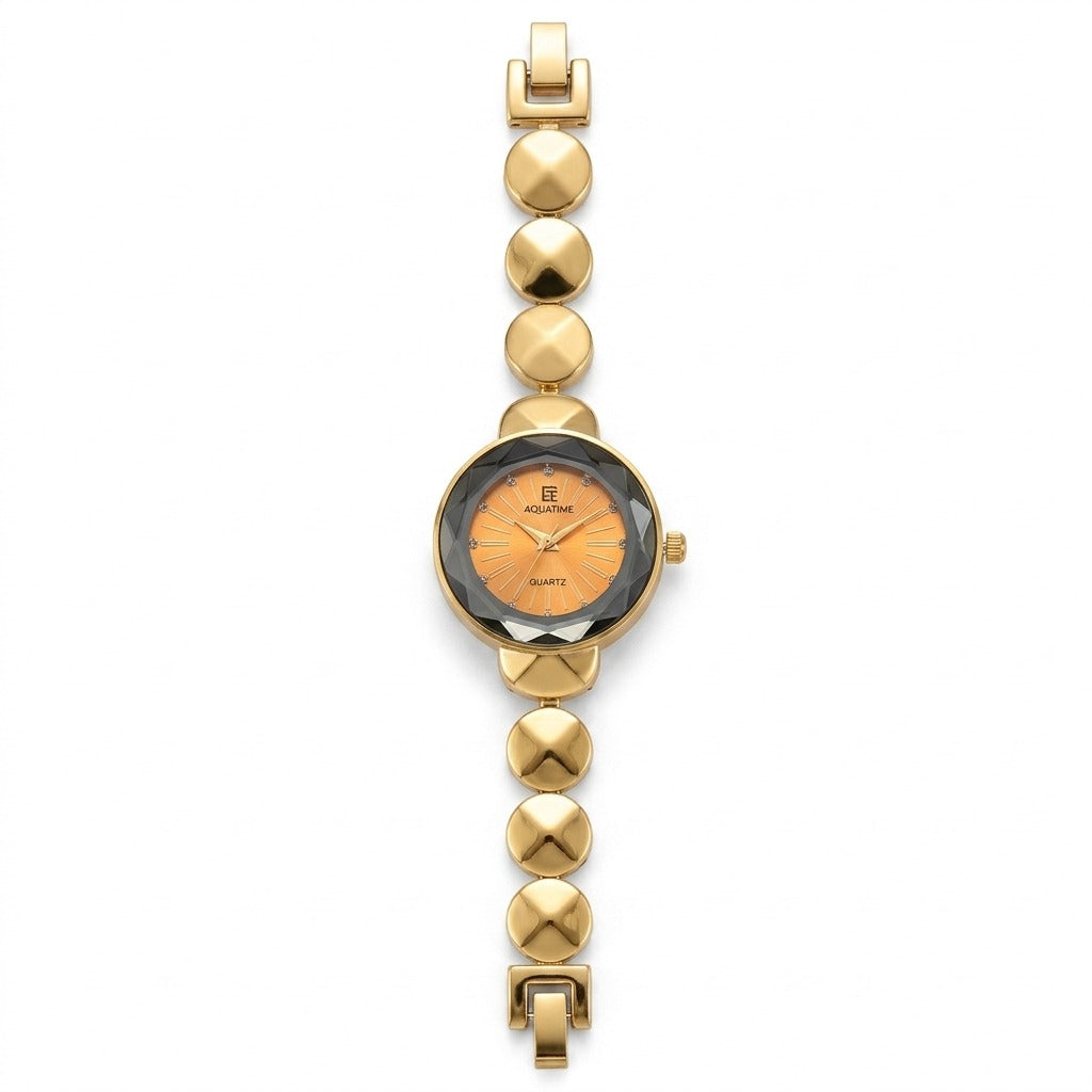 Women's Elegant Quartz Wristwatch – Stylish Metal Bracelet Watch, Multiple Colors