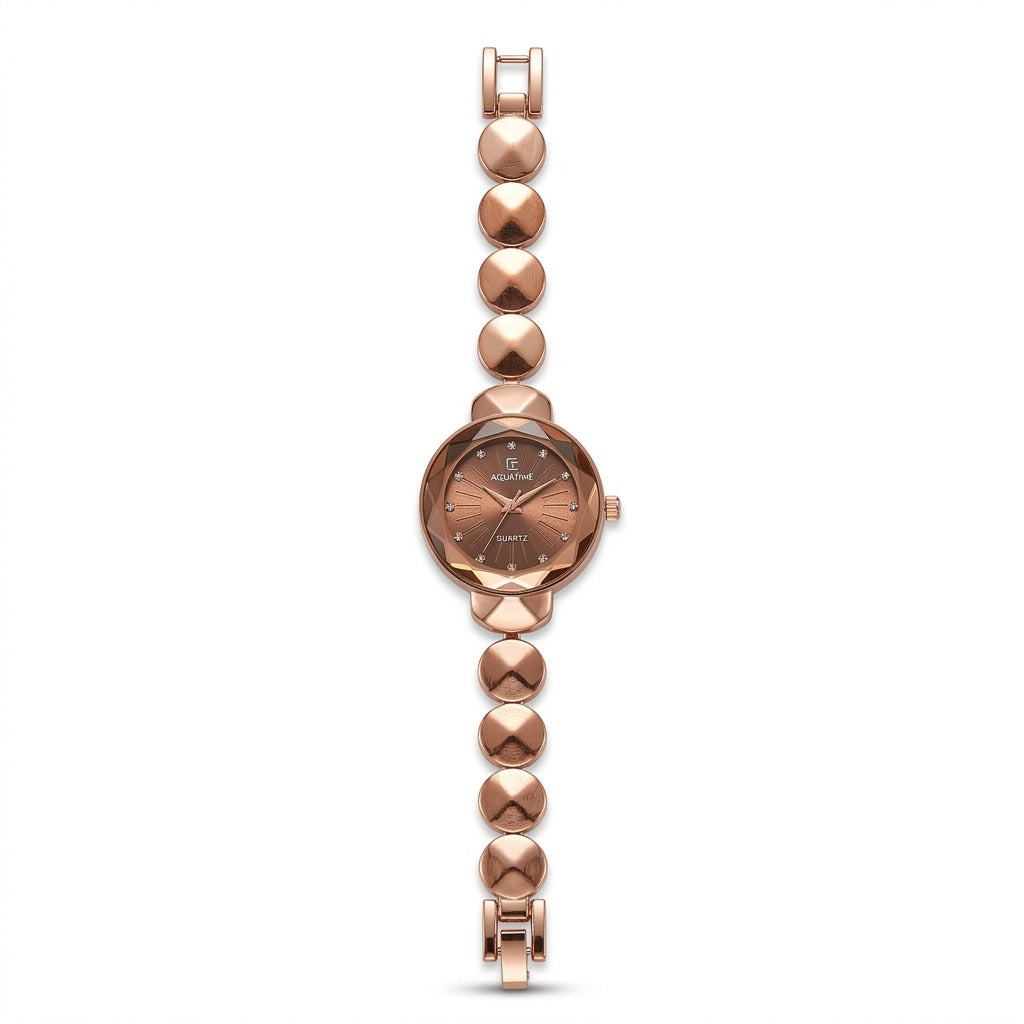 Women's Elegant Quartz Wristwatch – Stylish Metal Bracelet Watch, Multiple Colors