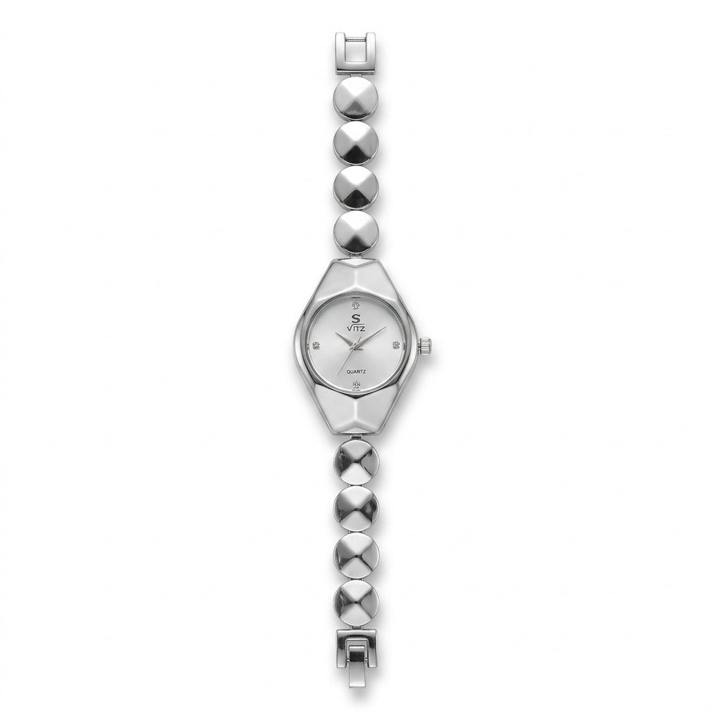 Women's Elegant Quartz Wristwatch – Stylish Metal Bracelet Watch, Multiple Colors