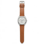 Men’s Luxury Analog Wrist Watch with Leather Strap – Multi-Color Dial
