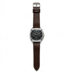 Men’s Luxury Analog Wrist Watch with Leather Strap – Multi-Color Dial