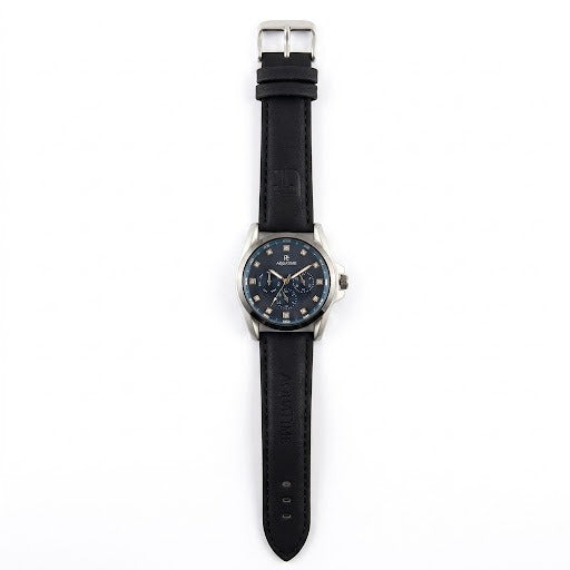 Men’s Luxury Analog Wristwatch with Stylish Dial & Leather-Style Strap