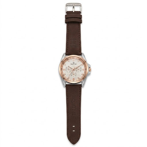 Men’s Luxury Analog Wristwatch with Stylish Dial & Leather-Style Strap