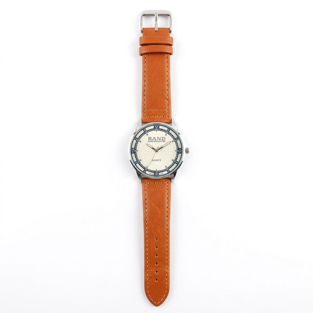 Men’s Classic Analog Quartz Watch with Colorful Strap – Multiple Colors