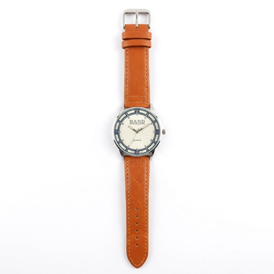 Men’s Classic Analog Quartz Watch with Colorful Strap – Multiple Colors