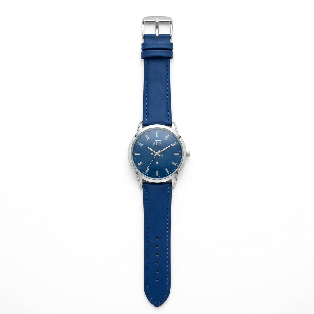 Men’s Stylish Analog Wristwatch with Minimalist Dial & Colorful Strap