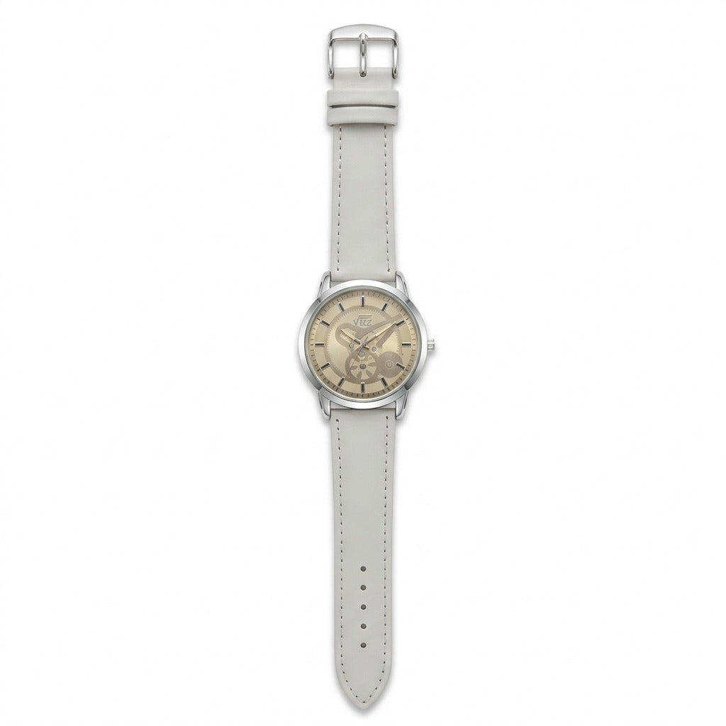Men’s Stylish Analog Wristwatch with Minimalist Dial & Colorful Strap
