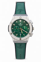 Luxury Green Dial Chronograph Style Watch