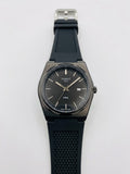 Aurex Midnight Black Textured Dial Sports Watch – Rubber Strap