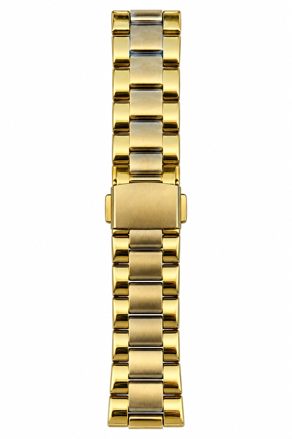 Luxury Gold & Blue Skeleton Style Watch
