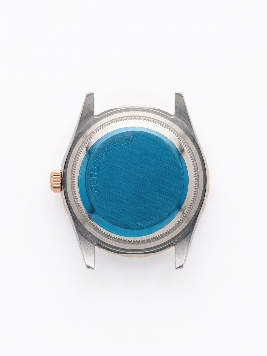 Aurex Ice Blue Dial Rose Gold Two-Tone Luxury Watch