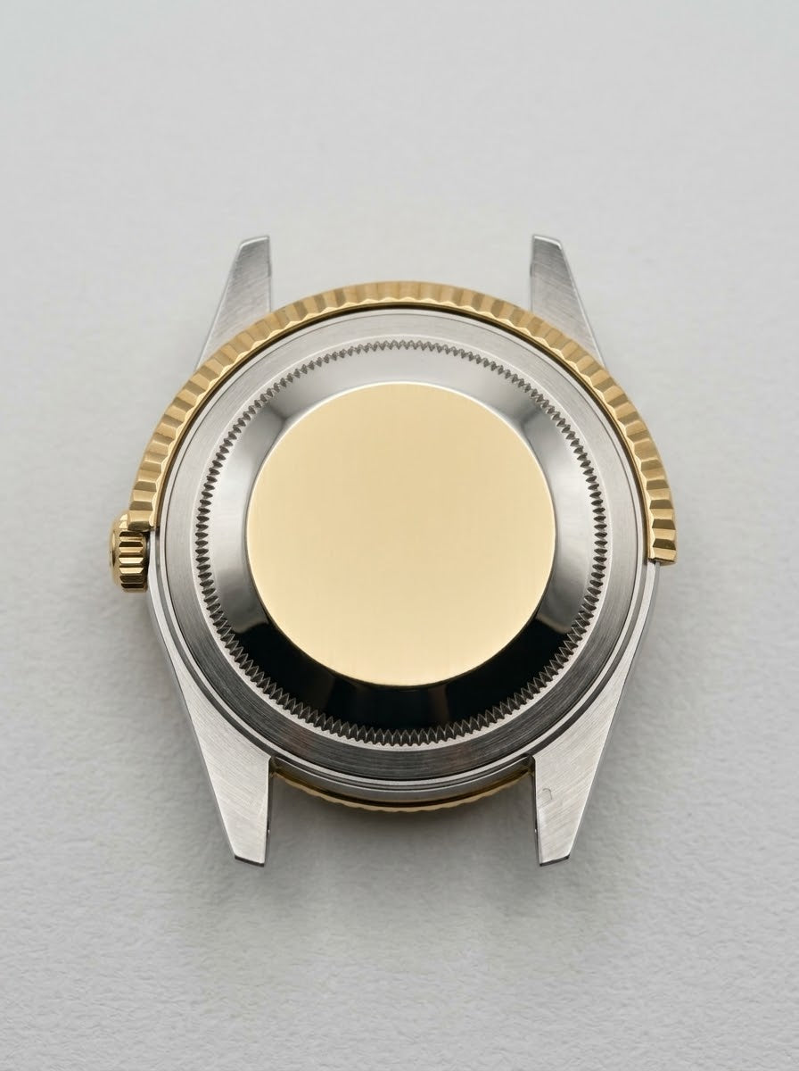 Classic Two-Tone Gold & Silver Arabic Dial Luxury Watch
