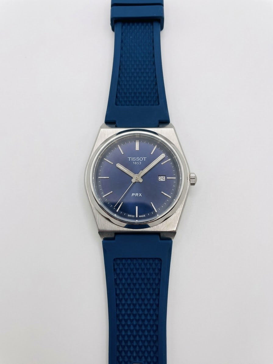 Aurex Ocean Blue Dial Sports Watch – Blue Rubber Strap