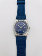 Aurex Ocean Blue Dial Sports Watch – Blue Rubber Strap