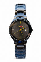 FEIWO Classic Black & Gold Quartz Watch