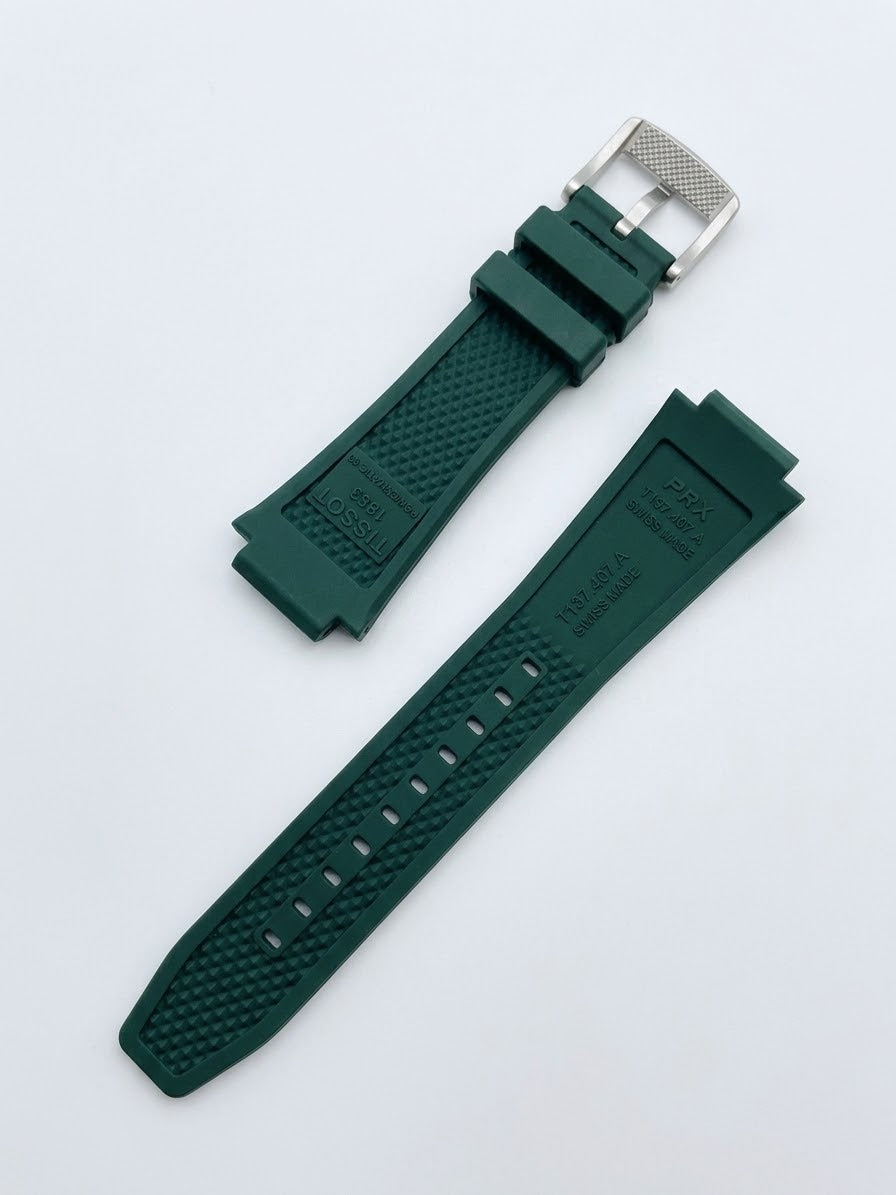 Aurex Emerald Green Textured Dial Sports Watch – Green Rubber Strap