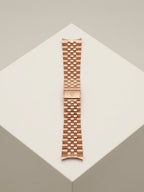 Aurex Royal Rose Gold Textured Dial Luxury Watch