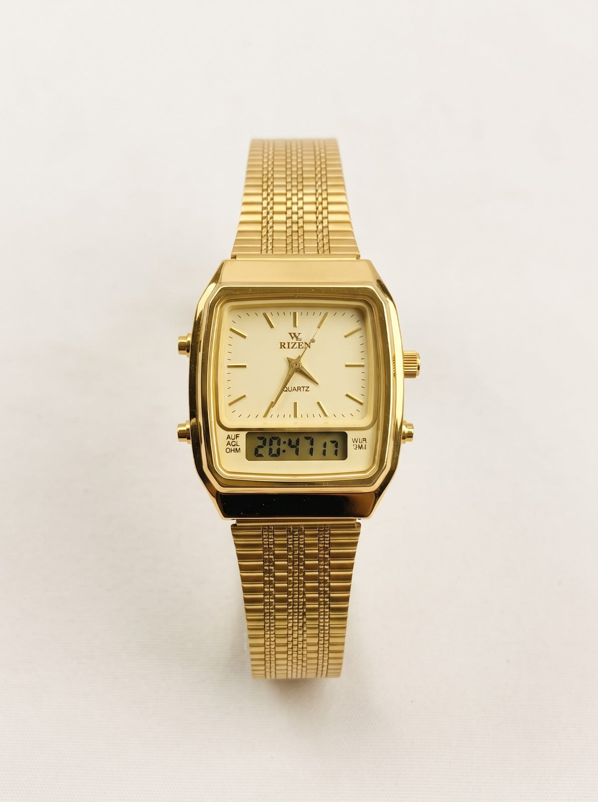 Luxury  Digital & Analog Quartz Wrist Watch for Men