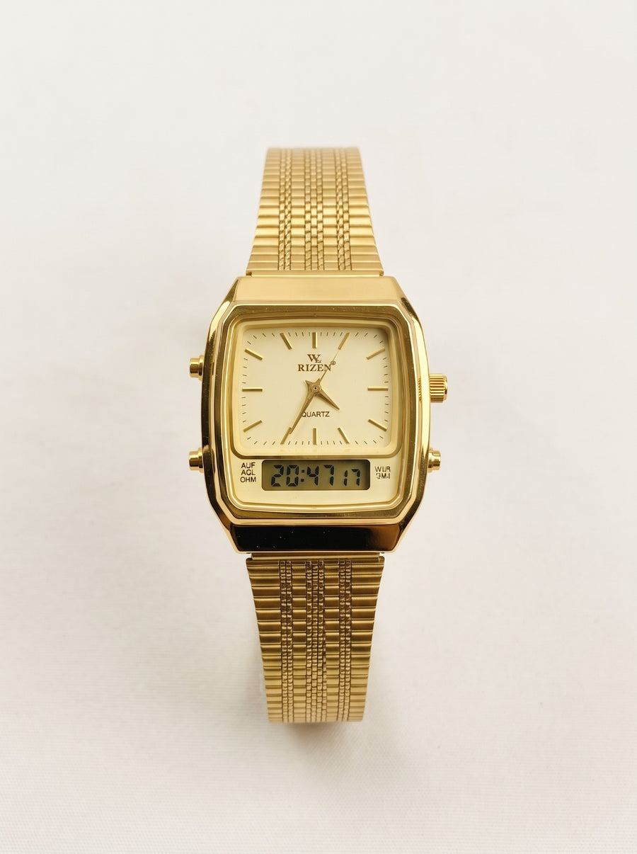 Luxury  Digital & Analog Quartz Wrist Watch for Men