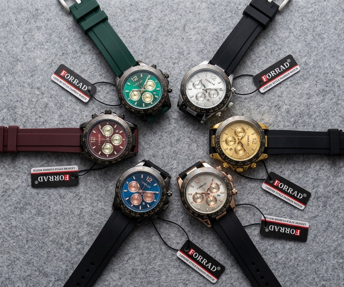 FORRAD Men's Luxury Chronograph Watch