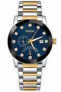 Luxury Blue & Gold Stainless Steel Watch – Elegant Men’s Wristwatch