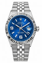 Luxury Blue Dial Stainless Steel Watch – Premium Men’s Wristwatch