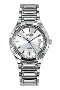RADO Jubile Silver Luxury Men’s Watch – Stainless Steel Bracelet with Curved Date Display