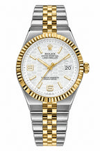 Luxury Gold & Silver Men’s Watch – Premium Two-Tone Stainless Steel Bracelet
