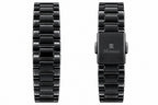 Luxury Black & Silver Men’s Watch – Elegant Stainless Steel Wristwatch