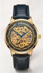 Luxury Gold Skeleton Automatic Watch