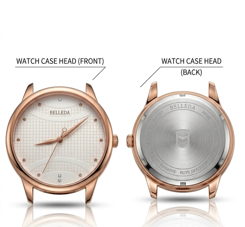 Belleda Classic Rose Gold Leather Watch