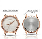 Belleda Classic Rose Gold Leather Watch