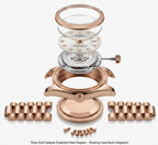 Aurex Classic Gold Diamond Dial Watch