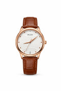 Belleda Classic Rose Gold Leather Watch
