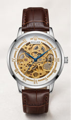 Luxury Gold Skeleton Automatic Watch