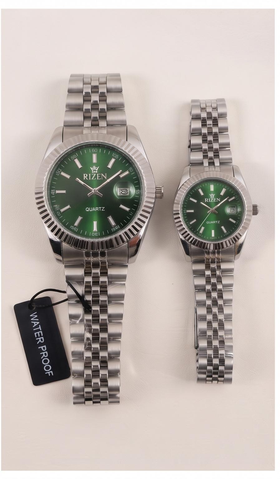 RIZEN Luxury Couple Watches – Elegant Matching Style