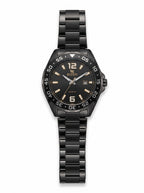 RIZEN Luxury Men's Quartz Watch – Stainless Steel Style with Rotating Bezel